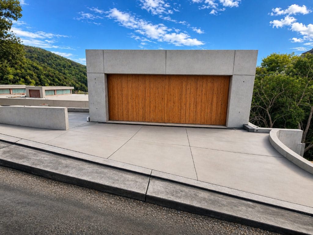 Concrete Facade & Driveway — Concrete Finishing concrete project in Richmond, CA