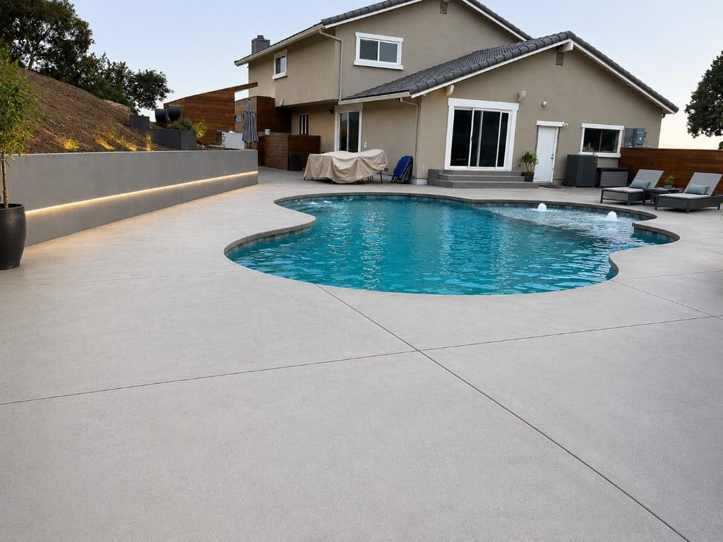 Pool Deck & Hardscape — Residential concrete project in Richmond, CA