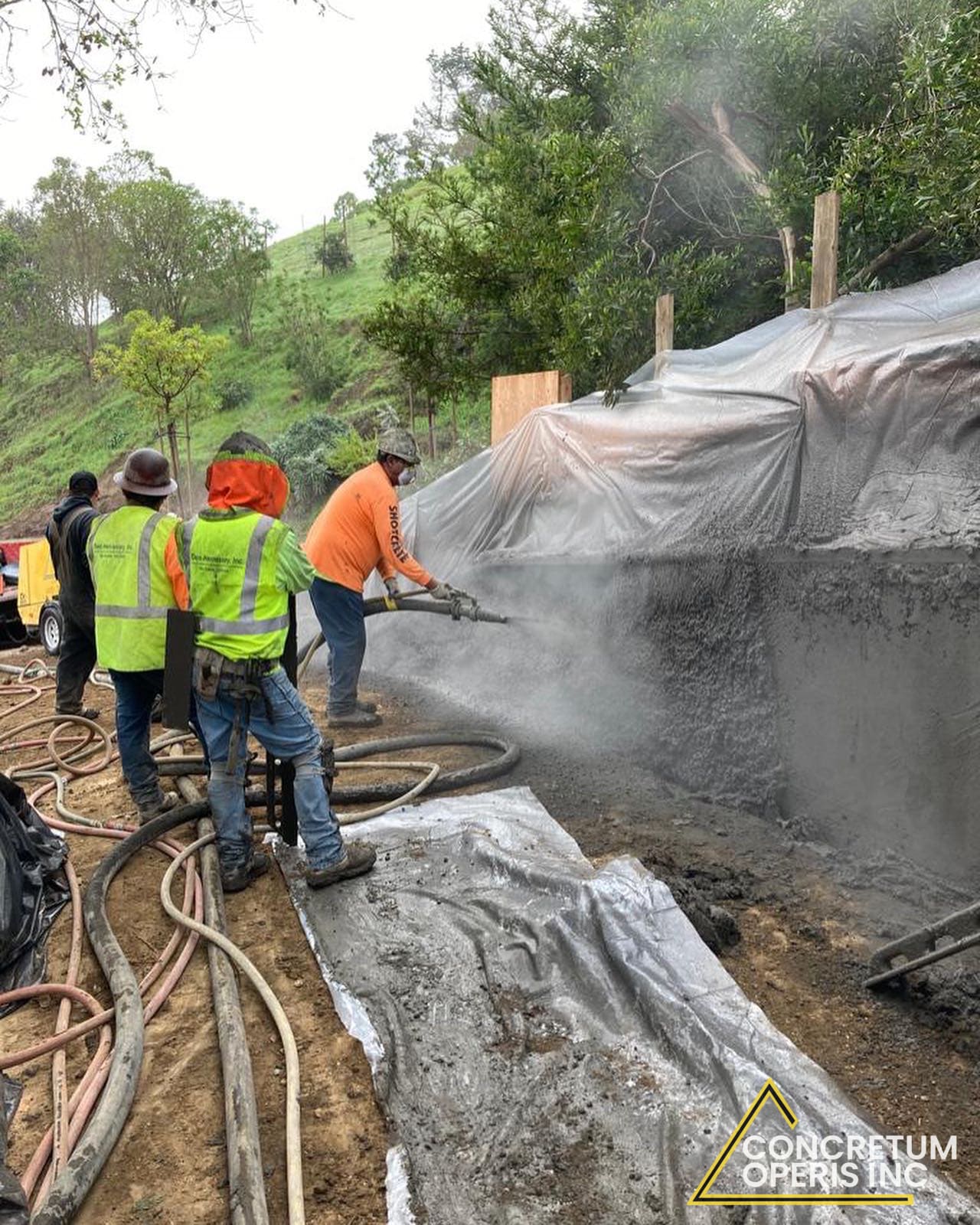 Shotcrete project in Richmond, CA